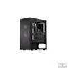 Kép 4/8 - Endorfy Számítógépház - Ventum 200 Air (ATX /micro ATX/ITX, 2xUSB3.0, 4x12cm ventilátor, ablakos, fekete)