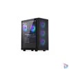 Kép 1/8 - Endorfy Számítógépház - Ventum 200 ARGB (ATX /micro ATX/ITX, 2xUSB3.0, 4x12cm LED ventilátor, ablakos, fekete)