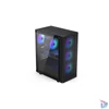 Kép 2/8 - Endorfy Számítógépház - Ventum 200 ARGB (ATX /micro ATX/ITX, 2xUSB3.0, 4x12cm LED ventilátor, ablakos, fekete)