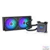 Kép 1/4 - Endorfy CPU Water Cooler - Navis F240 ARGB (vízhűtés, Fluctus 2x120 PWM ARGB, AIO, fekete)