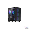 Kép 1/6 - Endorfy Számítógépház - Arx 500 ARGB (ATX /micro ATX/ITX, 1xUSB-C, 2xUSB3.0, 4x14cm LED ventilátor, ablakos, fekete)