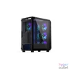 Kép 4/6 - Endorfy Számítógépház - Arx 500 ARGB (ATX /micro ATX/ITX, 1xUSB-C, 2xUSB3.0, 4x14cm LED ventilátor, ablakos, fekete)