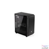 Kép 2/8 - Endorfy Számítógépház - Arx 500 Core (ATX /micro ATX/ITX, 1xUSB-C, 2xUSB3.2, 7x14cm ventilátor, ablakos, fekete)