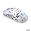 Kép 3/9 - Endorfy Wireless Egér - LIV Plus Onyx White (Honeycomb, 26 000 DPI, ARGB, PixArt PAW3395, optikai, fehér) + dokkoló