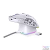 Kép 9/9 - Endorfy Wireless Egér - LIV Plus Onyx White (Honeycomb, 26 000 DPI, ARGB, PixArt PAW3395, optikai, fehér) + dokkoló