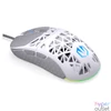 Kép 4/8 - Endorfy Egér - LIV Onyx White (Honeycomb, 8000 DPI, ARGB, PixArt PAW3311, optikai, 1,8m, fehér)