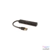 Kép 1/5 - Equip-Life USB Hub - 128953 (4 Port, USB3.0, USB tápellátás, kompakt dizájn, fekete)