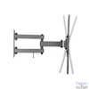 Kép 4/7 - Equip TV Fali konzol - 650341 (32"-55", Max.: 35kg, dönthető, forgatható, fekete)