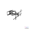 Kép 1/4 - Equip TV Fali konzol - 650324 (37"-90", Max.: 75kg, dönthető, forgatható, fekete)