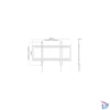 Kép 2/5 - Equip TV Fali konzol - 650323 (60"-100", Max.: 100kg, fekete)