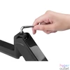 Kép 3/7 - Equip Monitor Asztali konzol - 650134 (17"-27", 3 monitor, dönthető, forgatható, állítható magasság, Max.:3x7kg, fekete)