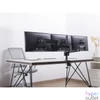 Kép 4/7 - Equip Monitor Asztali konzol - 650134 (17"-27", 3 monitor, dönthető, forgatható, állítható magasság, Max.:3x7kg, fekete)