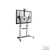 Kép 7/8 - Equip TV állvány - 650605 (60"-100" álló, dönthető, állítható magasság, gurulós, Max.:100kg, fekete/ezüst)