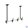 Kép 1/6 - Equip TV Mennyezeti konzol - 650373 (45"-55", 2 kijelző, Max.: 100kg, dönthető, fekete)
