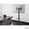 Kép 2/8 - Equip TV/Monitor állvány - 650607 (32"-55", dönthető, állítható magasság, gurulós, Max.:35kg, fekete)
