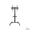 Kép 4/8 - Equip TV/Monitor állvány - 650607 (32"-55", dönthető, állítható magasság, gurulós, Max.:35kg, fekete)