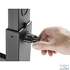 Kép 6/8 - Equip TV/Monitor állvány - 650607 (32"-55", dönthető, állítható magasság, gurulós, Max.:35kg, fekete)
