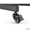 Kép 8/8 - Equip TV/Monitor állvány - 650607 (32"-55", dönthető, állítható magasság, gurulós, Max.:35kg, fekete)