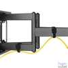 Kép 4/8 - Equip TV Fali konzol - 650335 (37"-80", Max.: 60kg, dönthető, forgatható, fekete)