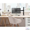 Kép 5/5 - Equip Monitor Asztali konzol - 650151 (13"-32", 1 monitor, dönthető, forgatható, állítható magasság, Max.: 9kg, fekete)