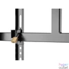 Kép 10/10 - Equip TV állvány - 650608 (37"-80" álló, gurulós, Max.:80kg, fekete)