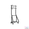 Kép 1/10 - Equip TV állvány - 650608 (37"-80" álló, gurulós, Max.:80kg, fekete)
