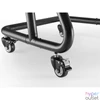 Kép 8/10 - Equip TV állvány - 650608 (37"-80" álló, gurulós, Max.:80kg, fekete)