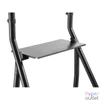 Kép 5/9 - Equip TV állvány - 650609 (60"-105" álló, gurulós, Max.:100kg, fekete)