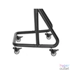 Kép 9/9 - Equip TV állvány - 650609 (60"-105" álló, gurulós, Max.:100kg, fekete)
