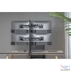 Kép 4/9 - Equip Monitor Asztali konzol - 650159 (13"-27", 4 monitor, dönthető, forgatható, állítható magasság, Max.:4x9kg, fekete)