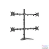 Kép 1/10 - Equip Monitor Asztali állvány - 650127 (17"-32", 4 monitor, dönthető, forgatható, állítható magasság, Max.:4x9kg,fekete)