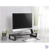 Kép 2/3 - Equip Monitor Asztali állvány - 650881 (3x USB2.0, csúszásmentes, telefontartó, Max.: 15kg, acél, fekete)
