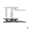 Kép 1/4 - Equip Monitor/Periféria Asztali állvány - 650840 (Ergonomikus, állítható magasság: 10-50 cm, Max.: 15kg, acél, fekete)