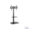 Kép 1/10 - Equip TV állvány - 650613 (37"-75" álló, forgatható, állítható magasság, Max.:40kg, fekete)
