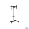 Kép 1/9 - Equip TV állvány - 650630 (37"-86" álló, gurulós, forgatható 90°, dönthető, Max.:50kg, fekete)