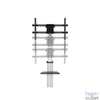 Kép 6/9 - Equip TV állvány - 650630 (37"-86" álló, gurulós, forgatható 90°, dönthető, Max.:50kg, fekete)