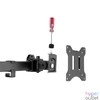 Kép 6/9 - Equip Monitor Asztali konzol - 650160 (13"-27", 6 monitor, dönthető, forgatható, állítható magasság Max.: 3x7kg, fekete)