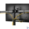 Kép 7/9 - Equip Monitor Asztali konzol - 650160 (13"-27", 6 monitor, dönthető, forgatható, állítható magasság Max.: 3x7kg, fekete)