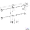 Kép 9/9 - Equip Monitor Asztali konzol - 650160 (13"-27", 6 monitor, dönthető, forgatható, állítható magasság Max.: 3x7kg, fekete)