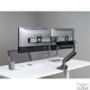 Kép 8/9 - Equip Monitor Asztali konzol - 650161 (17"-32", 2 monitor, dönthető, forgatható, Max.: 2x9kg, fekete/ezüst)