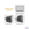 Kép 7/10 - Equip Soundbar fali konzol - 650895 (Támogatott szélesség: 86-155mm, rezgés csökkentés, fekete)
