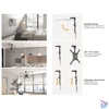 Kép 2/10 - Equip TV Mennyezeti konzol - 650375 (23"-55", dönthető, Max.: 20kg, fekete)