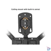 Kép 4/10 - Equip TV Mennyezeti konzol - 650375 (23"-55", dönthető, Max.: 20kg, fekete)