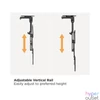 Kép 7/10 - Equip TV Mennyezeti konzol - 650375 (23"-55", dönthető, Max.: 20kg, fekete)