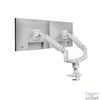 Kép 4/9 - Equip Monitor Asztali konzol - 650183 (17"-35", 2 monitor, dönthető, forgatható, Max.: 2x20kg, fehér)