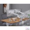 Kép 6/9 - Equip Monitor Asztali konzol - 650183 (17"-35", 2 monitor, dönthető, forgatható, Max.: 2x20kg, fehér)