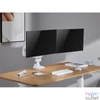 Kép 7/9 - Equip Monitor Asztali konzol - 650183 (17"-35", 2 monitor, dönthető, forgatható, Max.: 2x20kg, fehér)