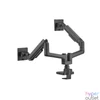 Kép 3/9 - Equip Monitor Asztali konzol - 650182 (17"-35", 2 monitor, dönthető, forgatható, Max.: 2x20kg, fekete)