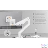 Kép 4/9 - Equip Monitor Asztali konzol - 650181 (17"-49", 1 monitor, dönthető, forgatható, Max.: 20kg, fehér)