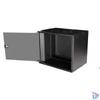 Kép 3/4 - Equip Fali Rackszekrény - EWM-09-5440-B (19", 9U, 540x400mm, lapra szerelt, fekete)